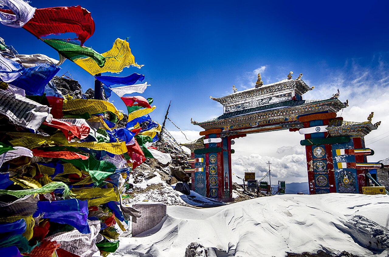 Sikkim mountains and monasteries